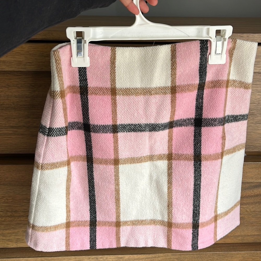 Cashmere plain pink skirt